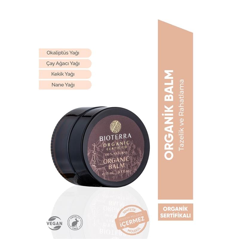 Bioterra Organik Balm 15 Ml