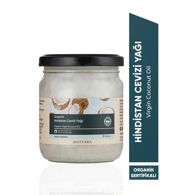 Bioterra Organik Hindistan Cevizi Yağı 180 Ml