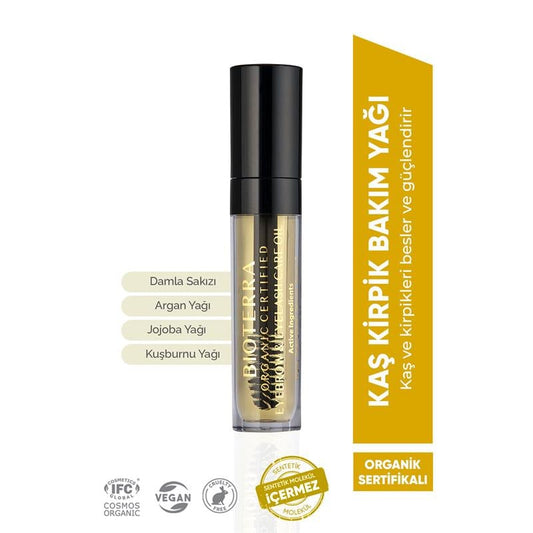Bioterra Organik Kaş & Kirpik Bakım Yağı 5 ml