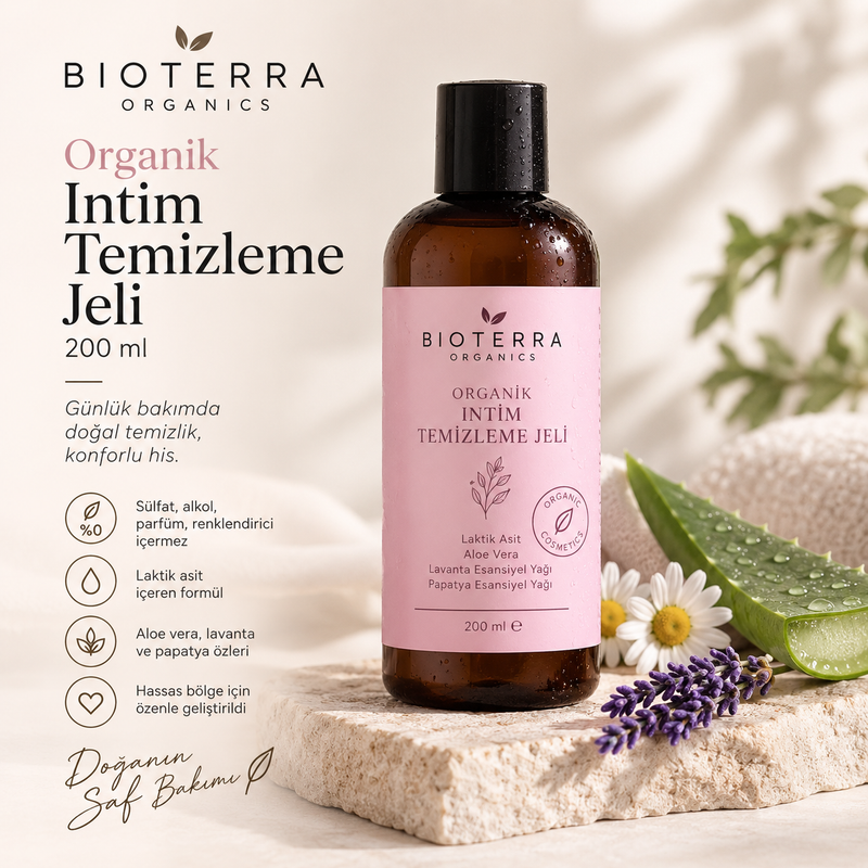 Bioterra Organik Intim Temizleme Jeli 200 ml