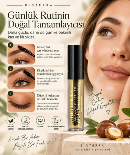 Bioterra Organik Kaş & Kirpik Bakım Yağı 5 ml