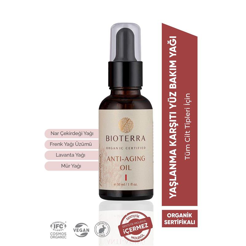 Bioterra Organik Anti Aging Yağ 30 Ml