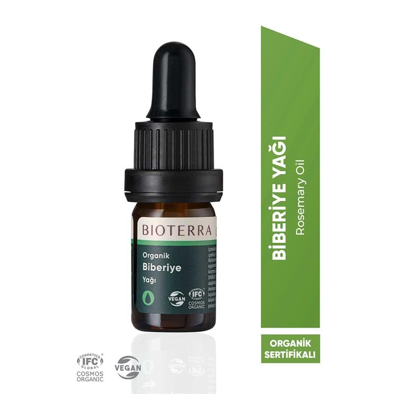 Bioterra Organik Biberiye Uçucu Yağı 5 Ml