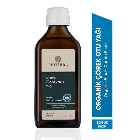 Bioterra Organik Çörekotu Yağı 200 Ml