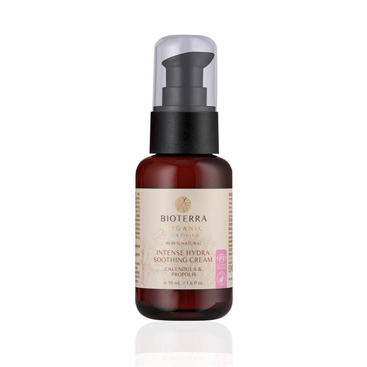 Bioterra Organik İntense Hydra Soothing Cream Yoğun Nemlendirici Yatıştırıcı (Propolis Aynısafa) Krem 50 Ml