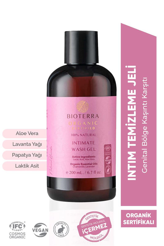 Bioterra Organik Intim Temizleme Jeli 200 Ml