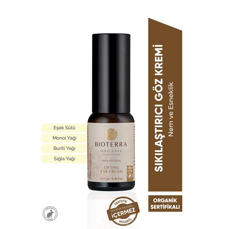 Bioterra Organik Lifting Göz Kremi 15 Ml