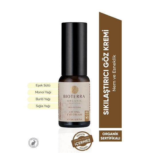 Bioterra Organik Lifting Göz Kremi 15 Ml