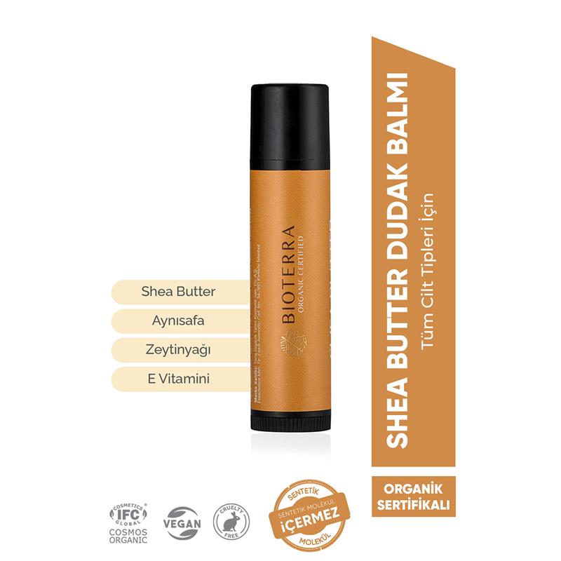 Bioterra Organik Shea Butter Dudak Balmı 5 Ml