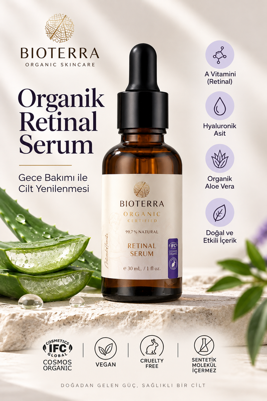 Bioterra Organik Retinal Serum & Hyaluronik Asit 30 ml
